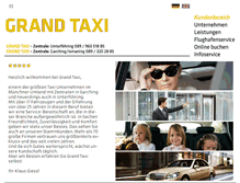 Tablet Screenshot of grandtaxi.com